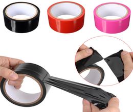 New 1PC Incoherent Static Adult Bondage Plastic Tape Restraints Sex Flirting Toys For Couples In Role Play Adult Fun Games 176011045546
