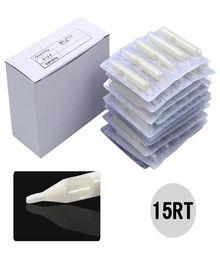 Tattoo Needle Nozzles Tips 15RT Round 50pcs Disposable Tattoo Plastic Tips8911371