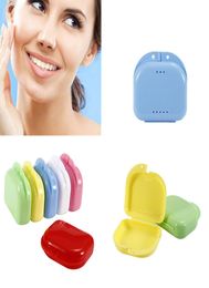 6 Colours Dental Retainer Orthodontic Mouth Guard Denture Storage Case Box Plastic Oral Hygiene Supplies Organiser Accessories 01719532676