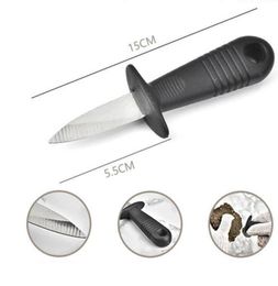 Open Shell Scallops Seafood Oysters Knife Multifunction Utility Kitchen Tools Stainless Steel Handle Oyster Knives Sharpedged Shu5940731