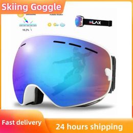 Snowboard Mask Snowmobile Ski Goggles Mountain Skiing Eyewear Winter Sports Goggle Glasses Double Layer Cycling Glasses Gafas 240109