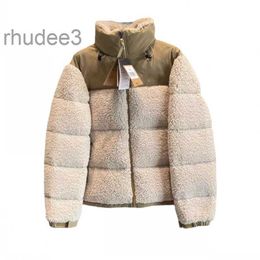 Puffer Fleece Jacket Puffer Jacket Face Sherpa Women Faux Shearling Outerwear Coats Female Suede Fur the Coat Men BK25