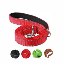 Dog Collars Heavy Duty Leashes 6FT Double Layer Reflective Nylon Collar Handle Strong Contorl For Small Medium Large Dogs