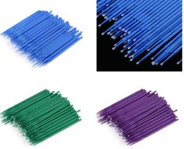 100 Pcs Plastic Disposable Eyelash Cleaning Stick Microblading Micro Brushes Swab Lint Tattoo Permanent Supplies8709192