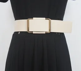 Belts Women's Runway Fashion PU Leather Cummerbunds Female Dress Corsets Waistband Decoration Wide Belt R157