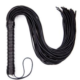 64cm Genuine Leather Tassel Spanking Whip fetish slap strap beat lash flog tool adult slave SM Sex game toy for couple men women S5353277