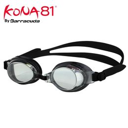 goggles Barracuda Kona81 Myopia Swimming Goggles Customised Corrective Lenses Triathlon Uv Protection for Adults 71395 Eyewear