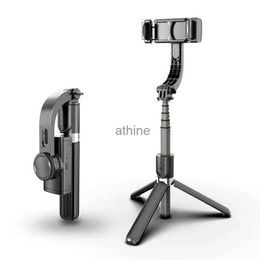 Selfie Monopods Handheld Gimbal Stabilizer Mobile Phone Selfie Stick Holder Adjustable Stand For Android L08 YQ240110