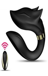 Clitoral Vibrator G Spot Wearable Vibrators C Shape Stimulator Adult Sex Toys with Remote Control for Women and Couples LJ2011249794353