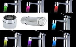 1PCS 7 Colors Changing Mini Kitchen Bathroom Accessories LED Light Water Stream Faucet Tap2830008