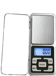 Mini Electronic Digital Scale Jewelry weigh Scale Balance Pocket Gram LCD Display Scale With Retail Box 500g01g 200g001g 293 V8336651