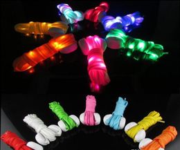 New arrive Electronics Gadgets Colourful LED flash Shoe Lace Fibre Optic Luminous Lamp beadsShoe Laces Light Up Glowing nylon Shoel5190907