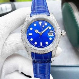 Luxury Rolaxs Watch Automatic Movement Clean Factory montre 40mm men fully automatic mechanical Haoshi diamond tape waterproof 50 meters
