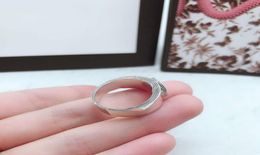 Top Quality Trend New Ring High Quality Sterling 925 Silver Ring Material Wild Couple Ring Fashion Product Supply8723703
