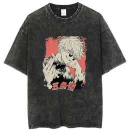 Dress Mens Tshirts Anime Cosplay Haikyuu Undefined Vintage Haruku Washed Men Fashion Shirts Woman Shirt Oversize Ee Cotton Tops 202