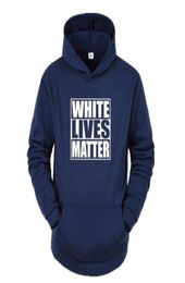 Men039s Hoodies Sweatshirts White Lives Matter Black Funny Cool Designs Graphic Cotton Camisas Autumn Winter Basic Tops7575563