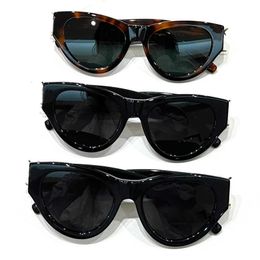 Designer Sunglasses Rose Park Choi ying, same style Yang Shulin sunglasses, women's black fashionable sunglasses, cat eyes, wide leg glasses, m94 IXFB