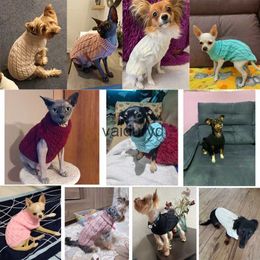 Dog Apparel Puppy Sweaters for Small Medium Dogs Cats Clothes Winter Warm Pet Turtleneck Chihuahua Vest Soft Yorkie Coat Teddy etvaiduryd16