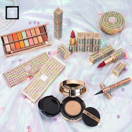 Sets Dropshipping Makeup sets Box Full Professional Eyeshadow LiGloss Lipstick Beauty Cosmetic Kit Women Make up