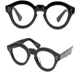 Men Optical Glasses Frame Brand Thick Spectacle Frames Vintage Fashion Round Eyewear for Women The Mask Handmade Myopia Eyeglasses6694844