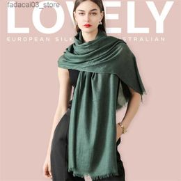 Scarves 95*195cm cotton linen Silk Scarf Long Bandana Women Scarves Shawl Wrap Lady Hijab Muffler Summer Female Beach Sunscreen Pareo Q240111