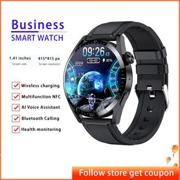 Watches 1.41 Inch AI3 Max Smart Watch for Men Women Smartwatch 2022 NFC Voice Assistant Wristwatch Bluetooth Call Fitness Bracelet Clock