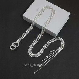 Rhinestone Full Diamond Belt Women's Belt Inlaid with Crystal Diamond Waist Chain Belt for Woman Designer 795 767
