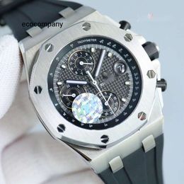 watch High quality aps expensive mens watches ap watch offshore royal oak chronograph menwatch GF40 orologio automatic mechanical supercolen Cal3126 rubber strap