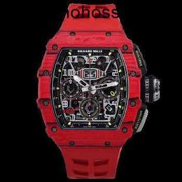 Richardmills Watch Swiss Watches Mechanical Automatic Richar Millesr Mens Series Rm 5301 Polo Limited Edition Tourbillon Full Hollow 4450 x 4994 Manual 1103 Red Dev