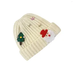 Berets Winter Santa Furry Thickened Woollen Hat For Women Versatile Big Head Men Men's Hats Warm Baseball Caps