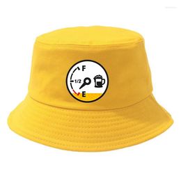 Berets Beer Level Empty Gauge Printed Bucket Hat I Need Casual Fisherman Cap Teens Summer Autumn Packable Sun Fishing Hats YP214