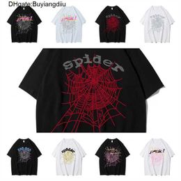 Young Thug 555 Sp5der Summer Vintage Short Sleeve T-shirts Man Plus Size T shirts Women Cotton T-shirt Rock HipHop Rap Tops Oversized Tees LVDL