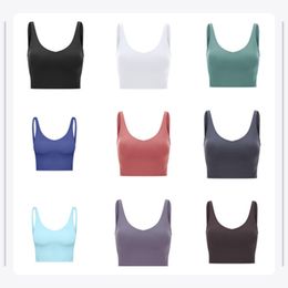 yoga clothe set Designer womens Black Yoga Bra Tank Tops Womens Sports Bra Form Bustier Top Breathable Underwear Yoga Gym Bra Plus Size