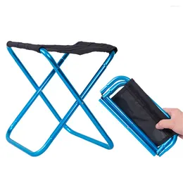 Camp Furniture Folding Small Camping Stool Bench Outdoor Chair Portable Ultralight Fishing Thickened For Travel Picnic