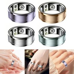 Smart Ring Temperature Heart Rate Oximetry Blood Pressure Measurement Sleep Monitoring Calories Step Count Gifts 240110