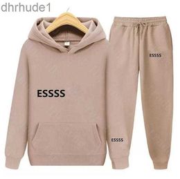 Mens Designer Ess Suits Tracksuit Sportswear Luxury High Qualitys Autumn Winter Pa Ow Hoodies Pants Jogger Suit Tracksuits Woman Men's Clothing Size S-3xl W3T7