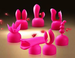 7PCS AV Vibrator Caps Wand Massager Sleeve AV Rod Vibrator Accessories AV Wand Rod Headgears Magic Wand Attachment Adult Sex Toy Y8826747