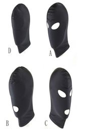 BDSM Fetish Mask Hood Sexy Toys Open Mouth Eye Bondage Party Mask Cosplay Slave punish Headgear Mask Adult Game Sex Products8979592