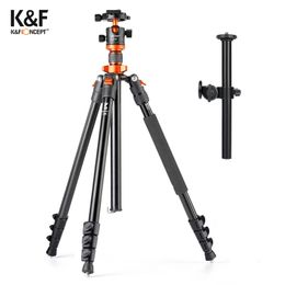 Monopods K&f Concept S210 78.7inch Tripod Monopod Aluminium Alloy Camera Tripod Stand 10kg Payload Ballhead Extension Arm for Dslr Camera