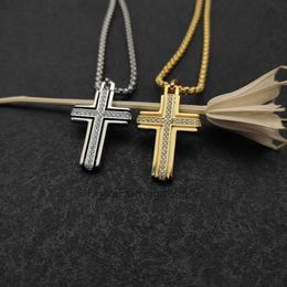 Necklaces Cross Pendant Luxury choker Fashion Gold Necklace Box Necklace Sunflower Anchor Chain Horn Designer Gift High Quality Exquisite Premium AWS2