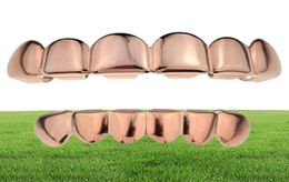 FashionPersonality Fangs Teeth Gold Silver Rose Gold Teeth Grillz Gold False Teeth Sets Vampire Grills For womenmen Dental Grill982324067