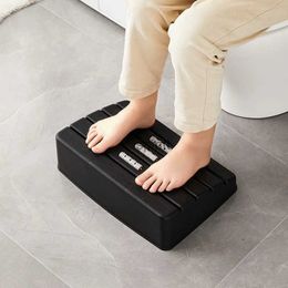 Other Bath Toilet Supplies Feet Stool Chair Under Desk Footrest Foot Resting Stool With Rollers Massage Foot Stool Under Desk For Home Office Toilet YQ240111