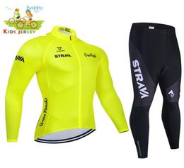 Summer Child Bike Clothing Boys Cycling Jersey Set Breathable Quick Dry Children Long Adorable Suit Racing Sets9160773