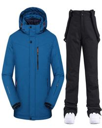 Skiing Suits 30 Degrees Men039s Ski Suit Winter Warm Waterproof Snowboard Ski Jackets Pants Set Men Outdoor Sports Windproof S8701481