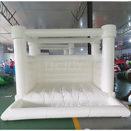 activities 3x3m 10x10ft white inflatable wedding bouncer moonwalk Party outdoor birthday bouncy castle