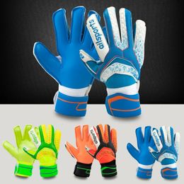 510 Professional Goalkeeper Gloves Finger Protection Thickened Latex Soccer Goalie kids Football 240111