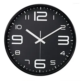 Wall Clocks Large Clock 12 Inch Silent Non-Ticking Quartz Decorative For Living Room Home Office