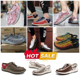 Designer Sandal Hemp Rope Woven Slipper shoes sandals Fashion Elegant Simple Material Flat Comfortable knit woven shoe mens womens EUR 35-48