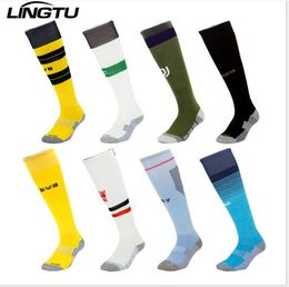 Men039s football socks over the knee long tube sports socks super thick socks3405482