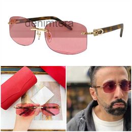 Rimless Sunglasses Designer Man Glasses Classic Vintage Casual a Variety of Mixed Styles Clear Carter Buffalo Horn Wood Eye Glass Frame L2C3